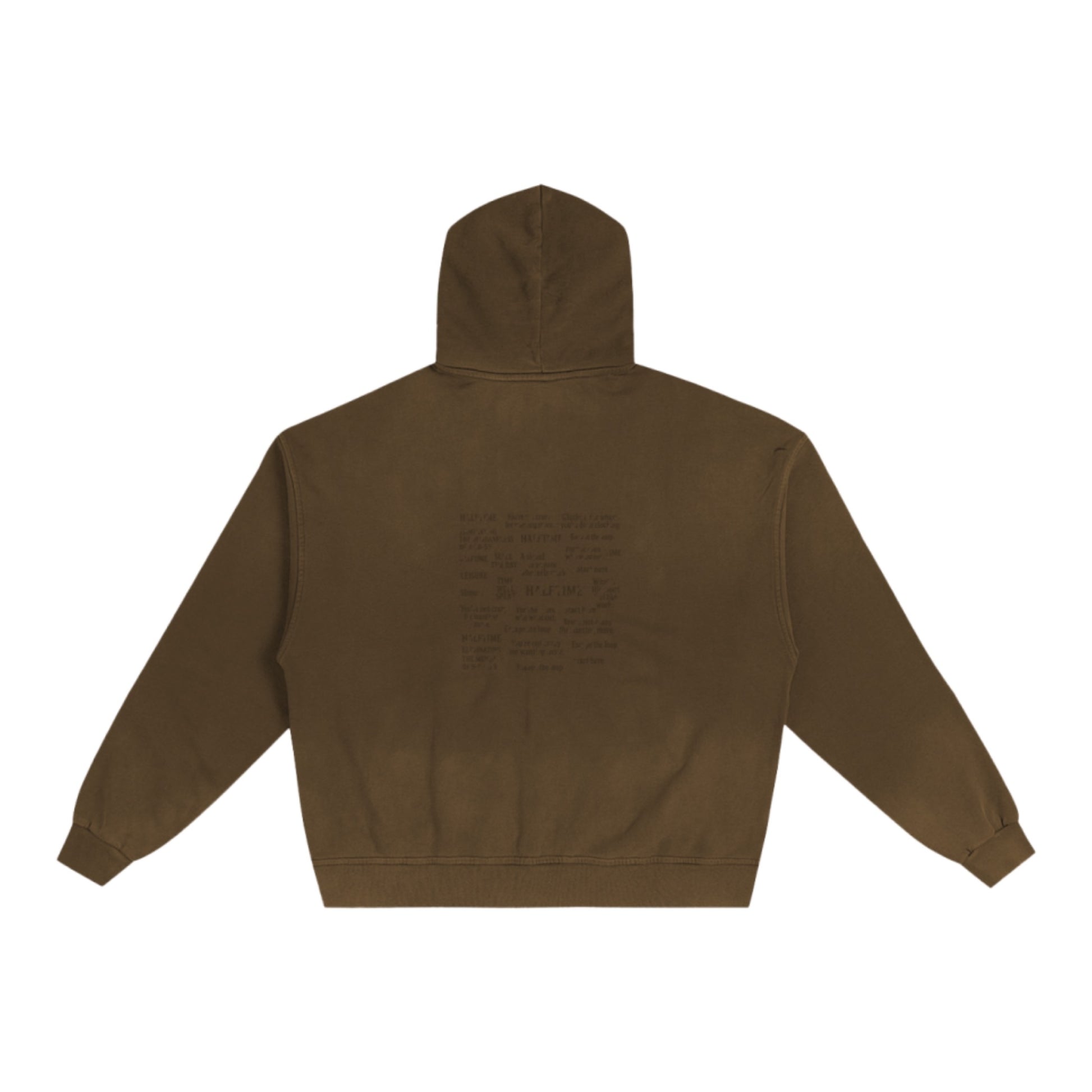 ESPRESSO HAND-FRAYED HOODIE